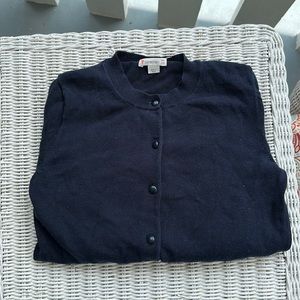 J. Crew Crewcuts classic navy cardigan. Excellent condition.